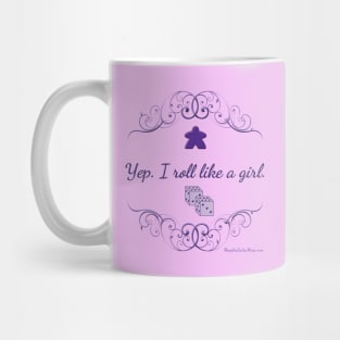 Like a Girl, purple Mug